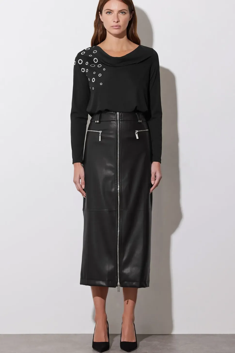 Eyelet Detail Top