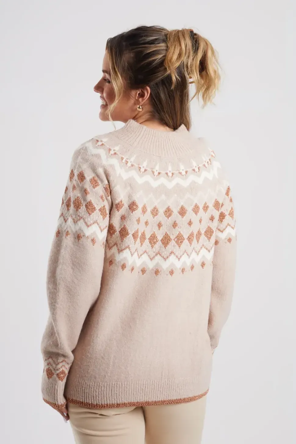 Fairisle Turtleneck Jumper