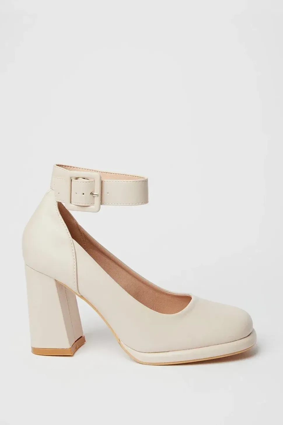Faith: Celine High Block Heel Platform Court Shoes