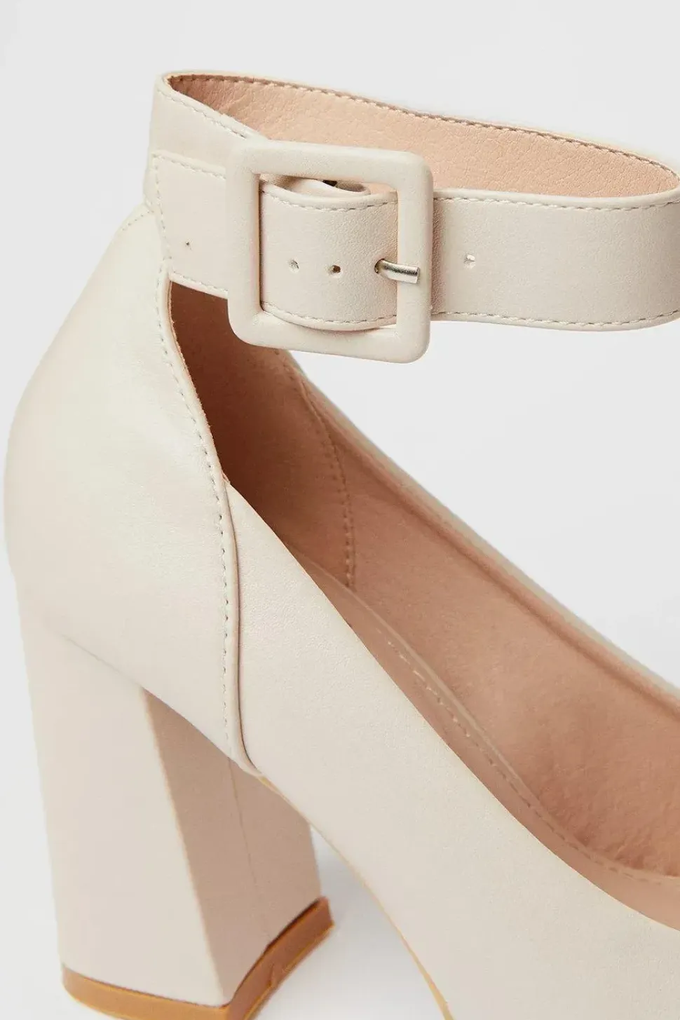Faith: Celine High Block Heel Platform Court Shoes