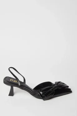Faith: Cindy Bow Detail Slingback Court Shoes