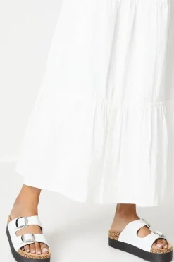 Faith: Hannah Double Buckle Wedge Footbed Sandals