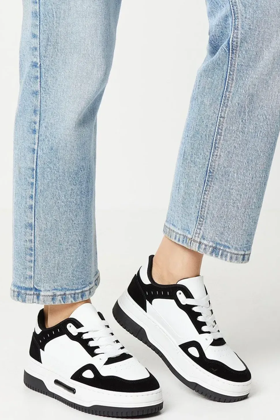 Faith: Harlem Two Tone Lace Up Trainers