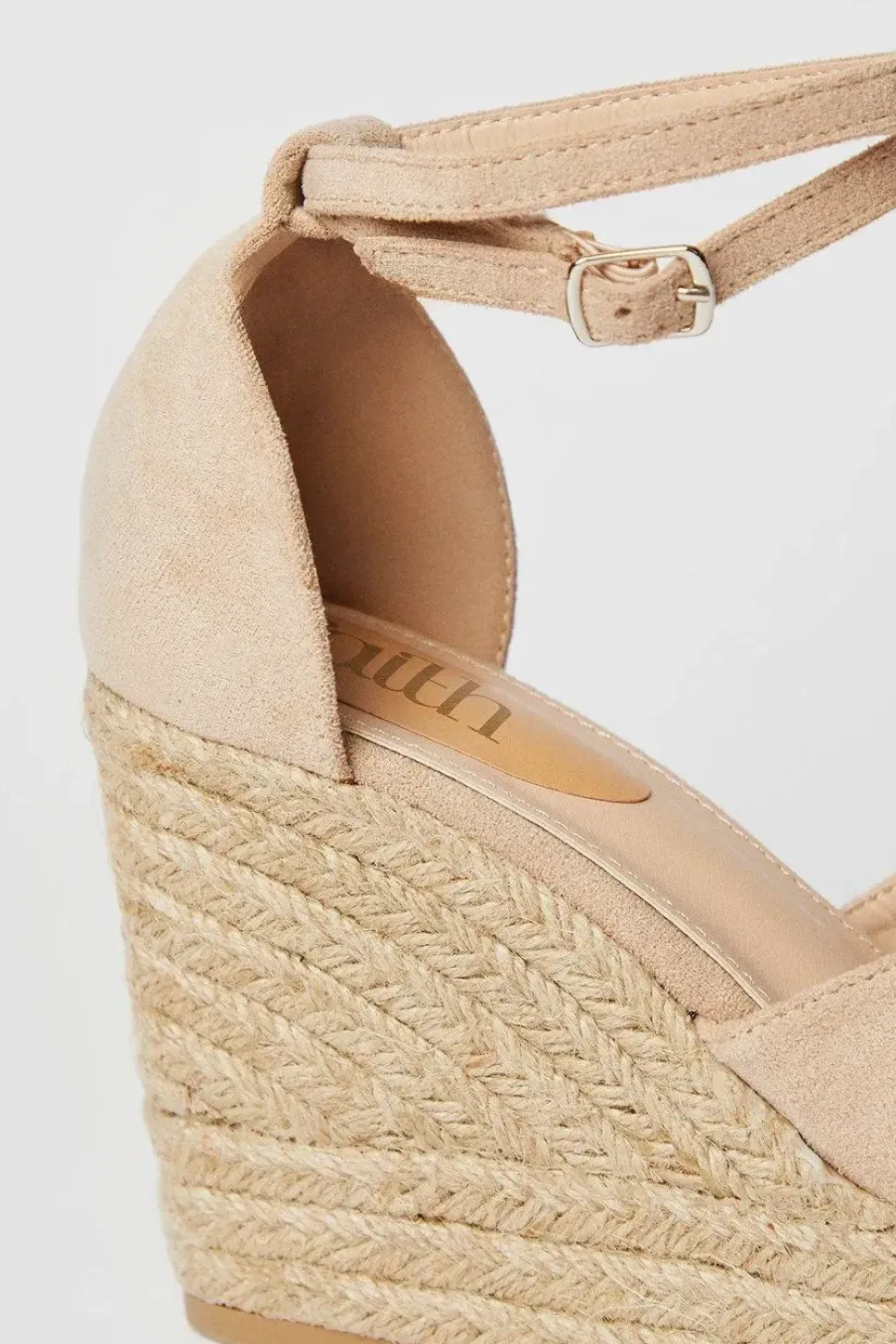 Faith: Heaven Cross Strap High Espadrille Wedge Sandals