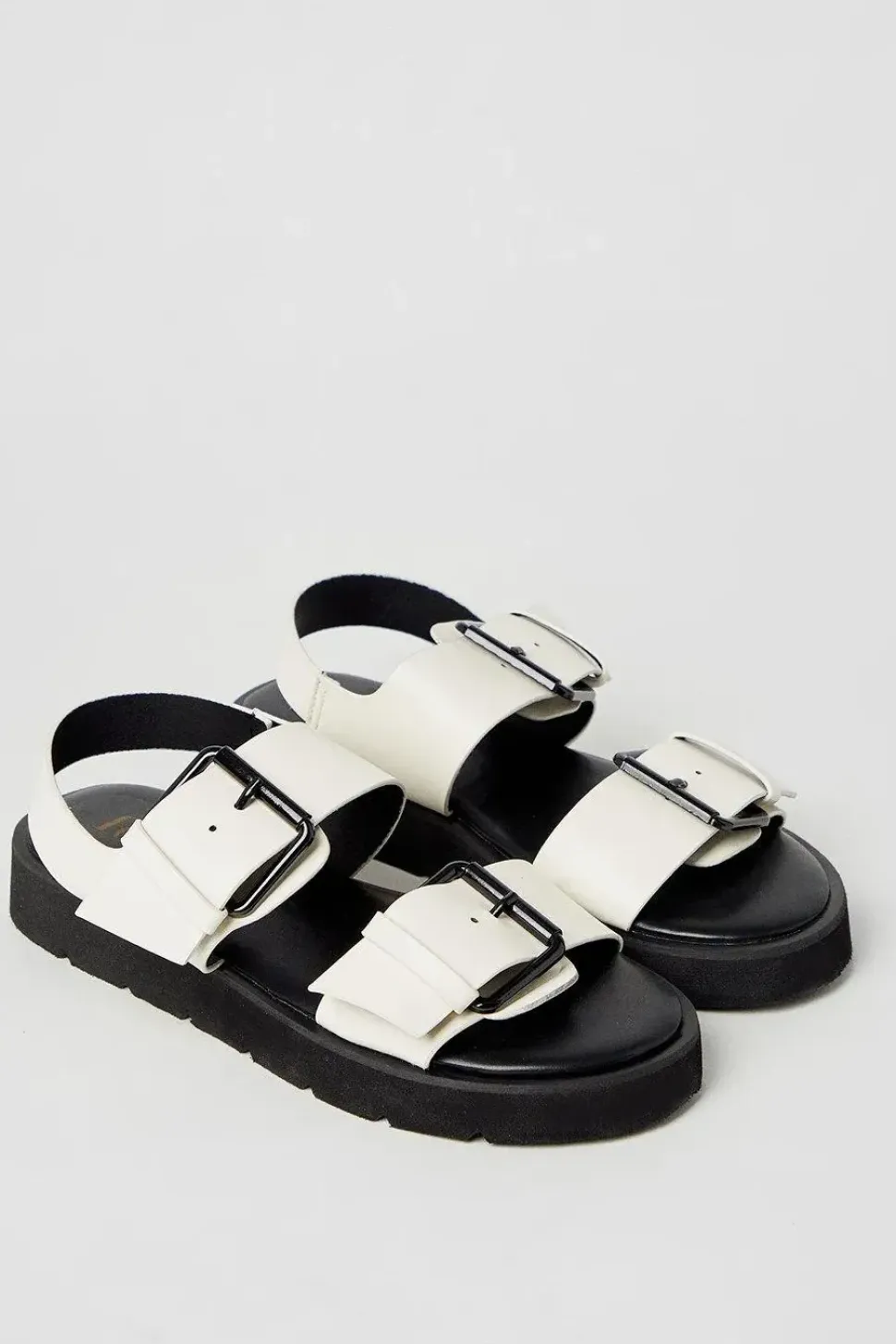 Faith: Henrietta Buckle Strap Chunky Sandals
