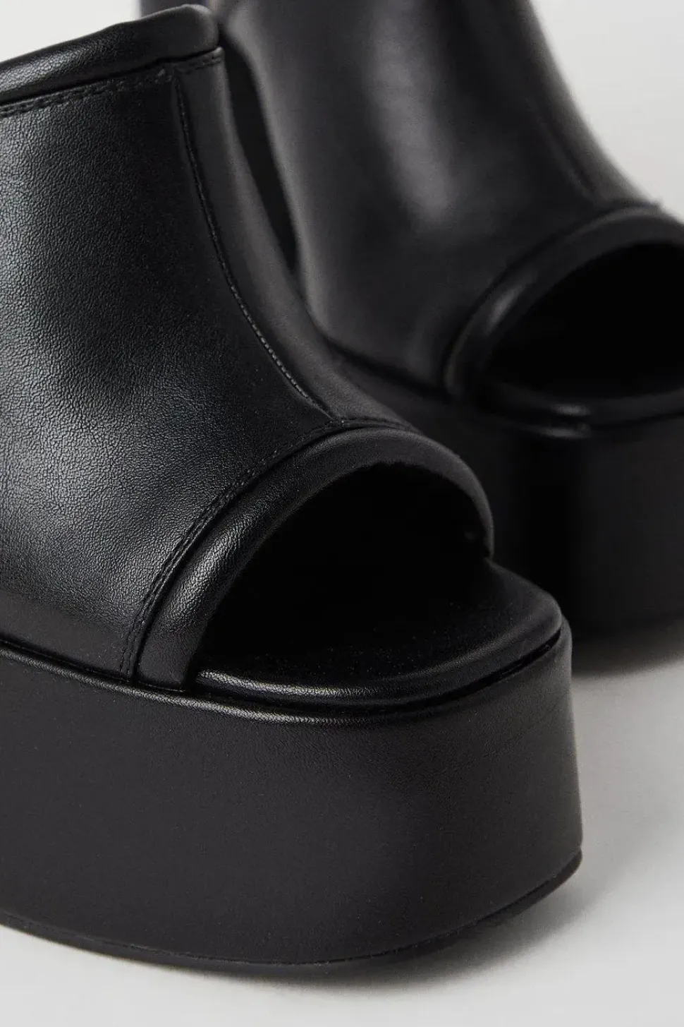 Faith: High Platform Block Heeled Mules