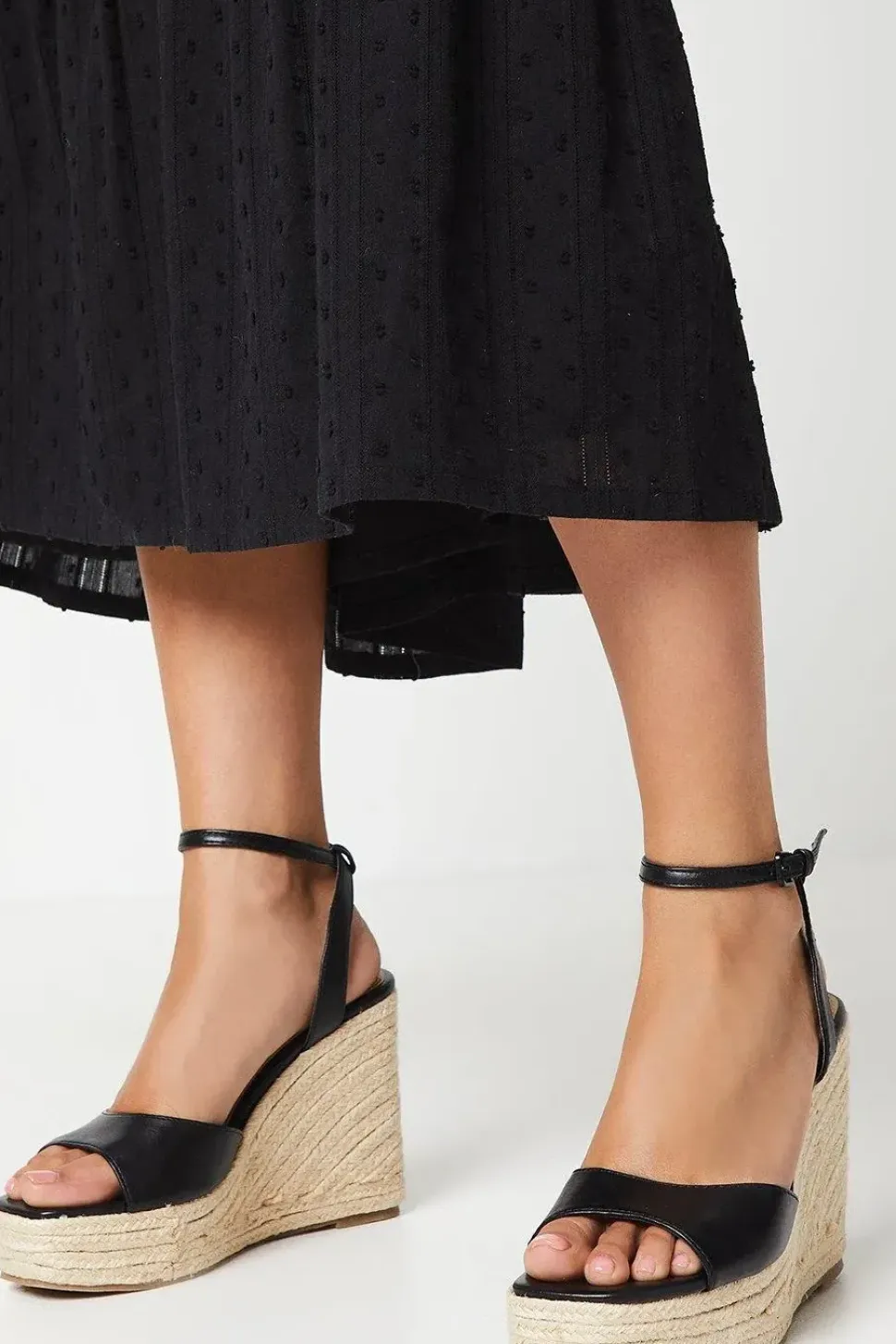 Faith: Hoola High Espadrille Wedge Sandals