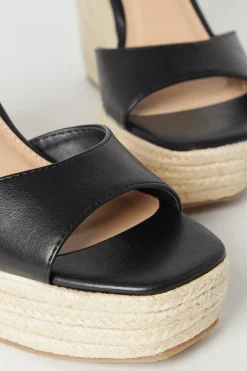 Faith: Hoola High Espadrille Wedge Sandals