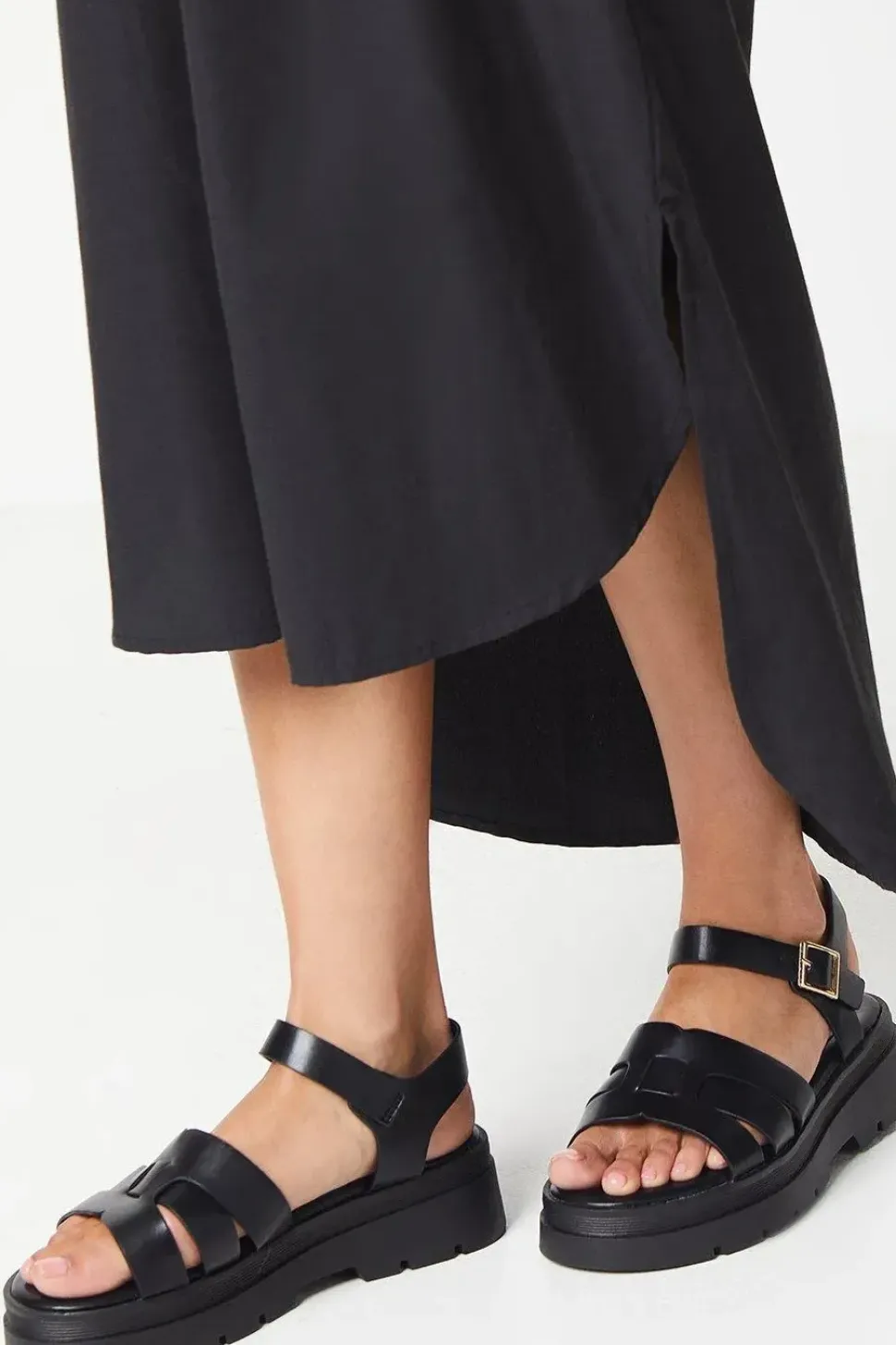 Faith: Mahli Chunky Ankle Strap Sandals