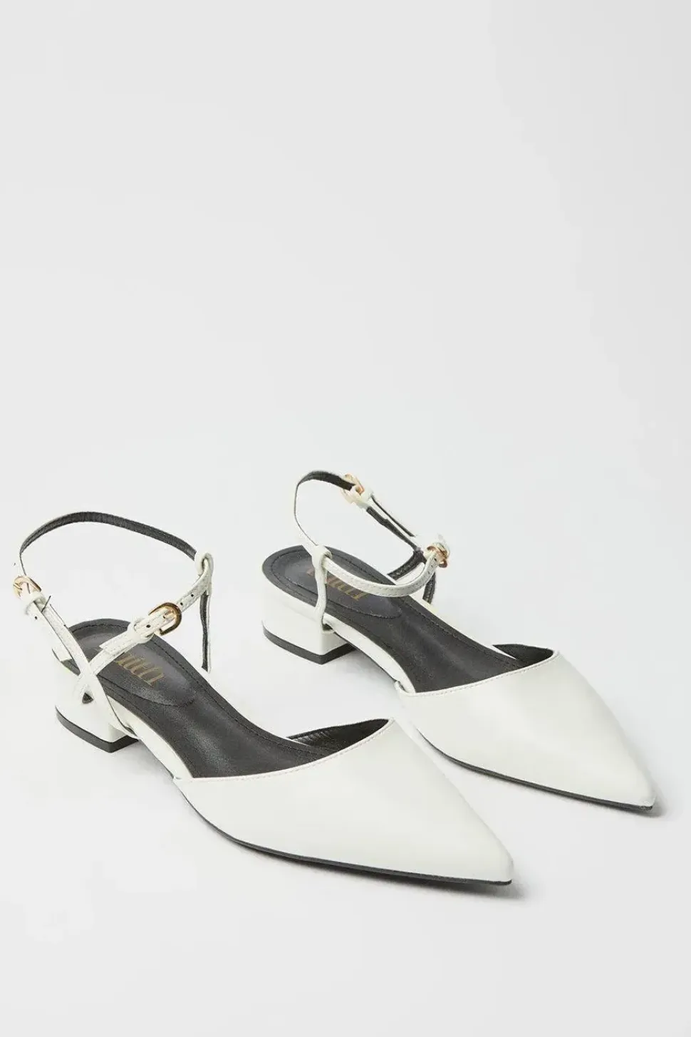 Faith: Meg Pointed Open Back Pumps