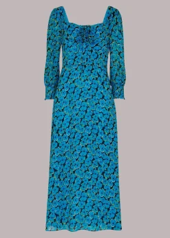Farfalle Flower Midi Dress-