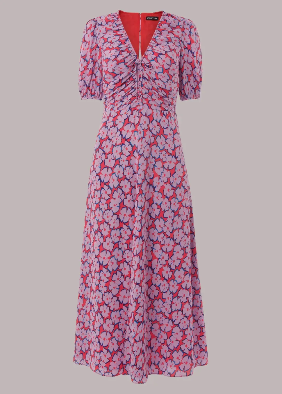 Farfalle Flower Midi Dress-