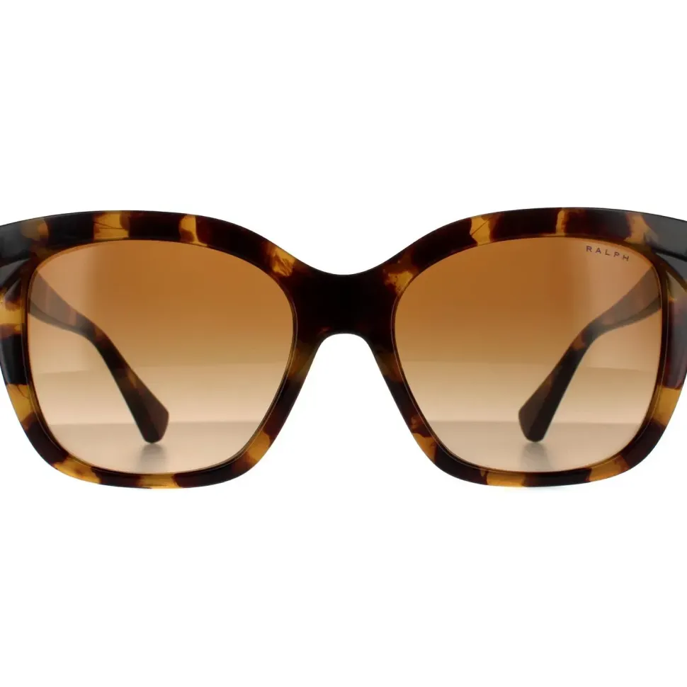 Fashion Shiny Sponged Havana Brown Gradient Sunglasses
