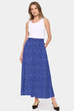 Fatilde High Waist Printed Maxi Skirt-