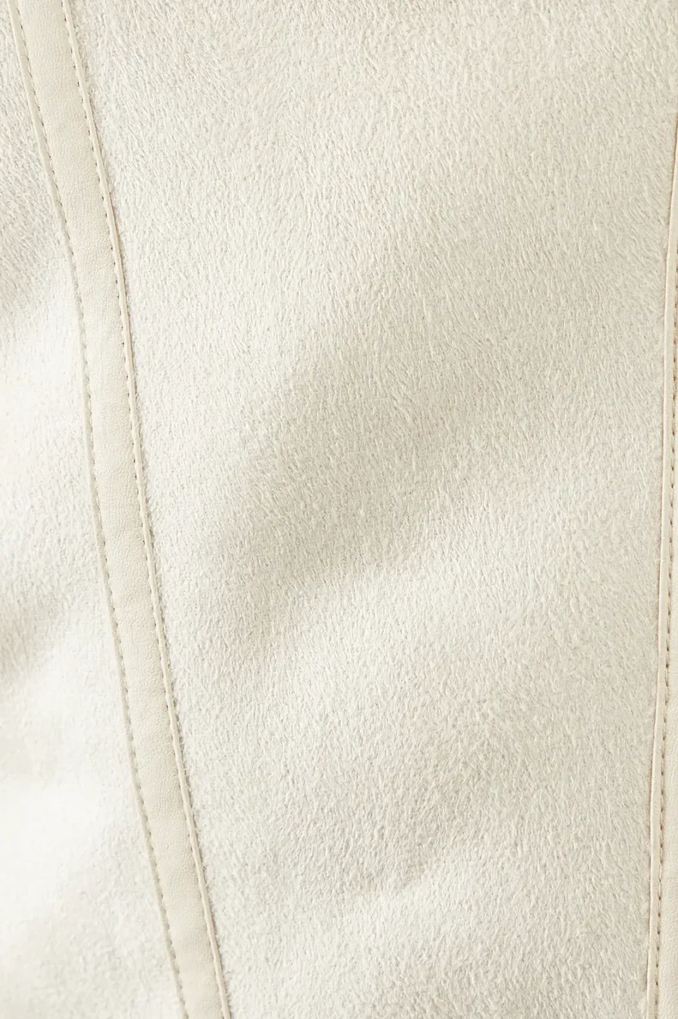 Faux Fur Bonded Lined Biker Jacket