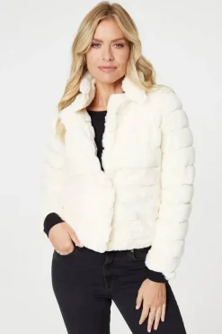 Faux Fur Cropped Jacket