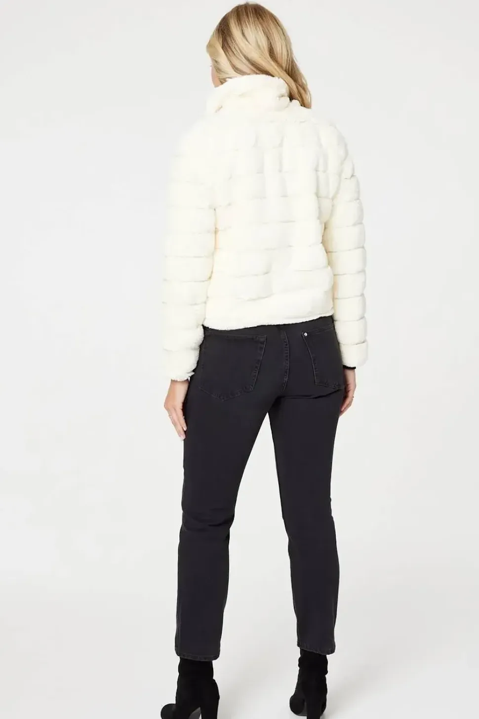 Faux Fur Cropped Jacket