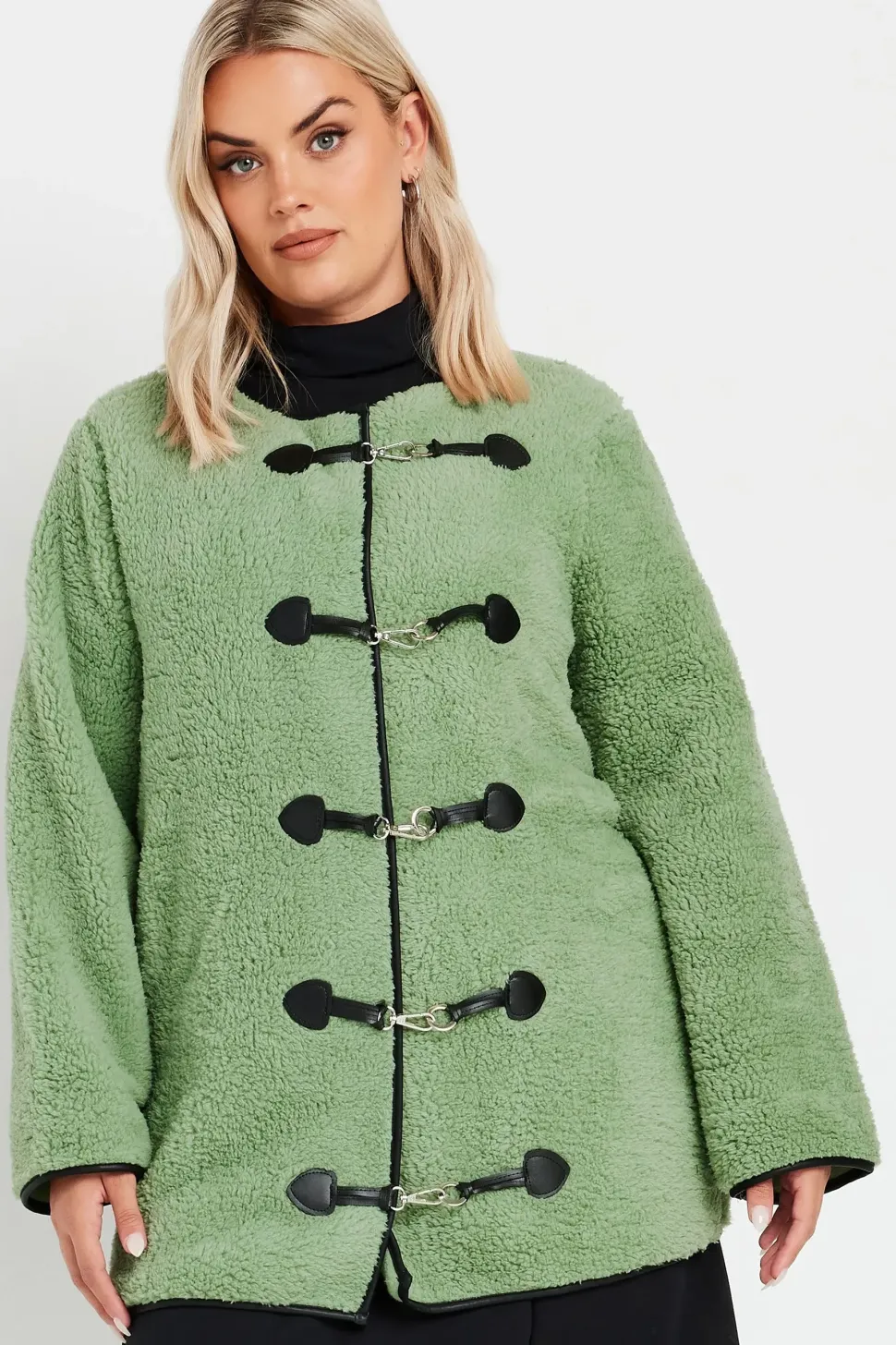 Faux Fur Toggle Jacket