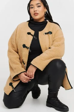 Faux Fur Toggle Jacket