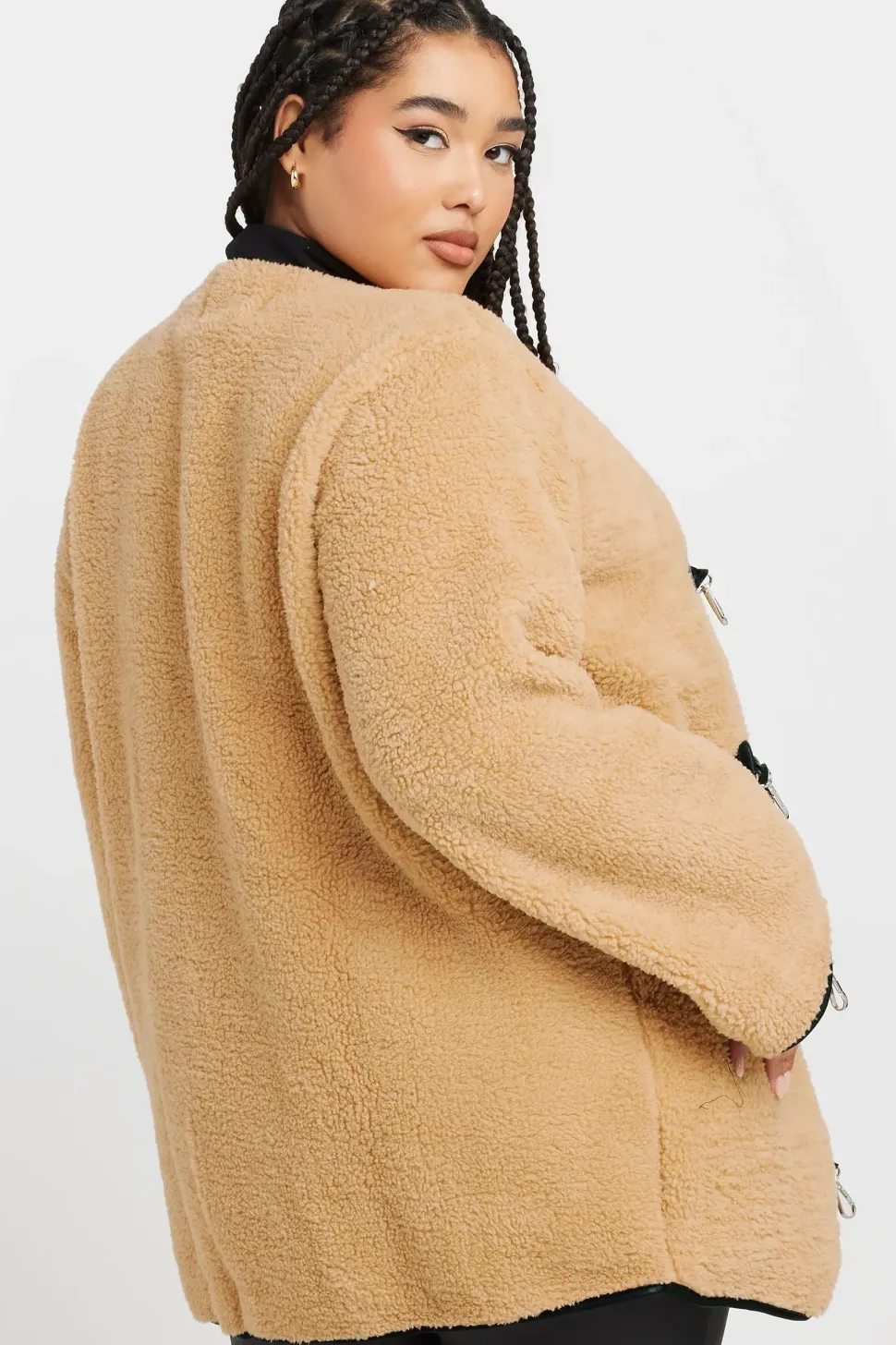 Faux Fur Toggle Jacket