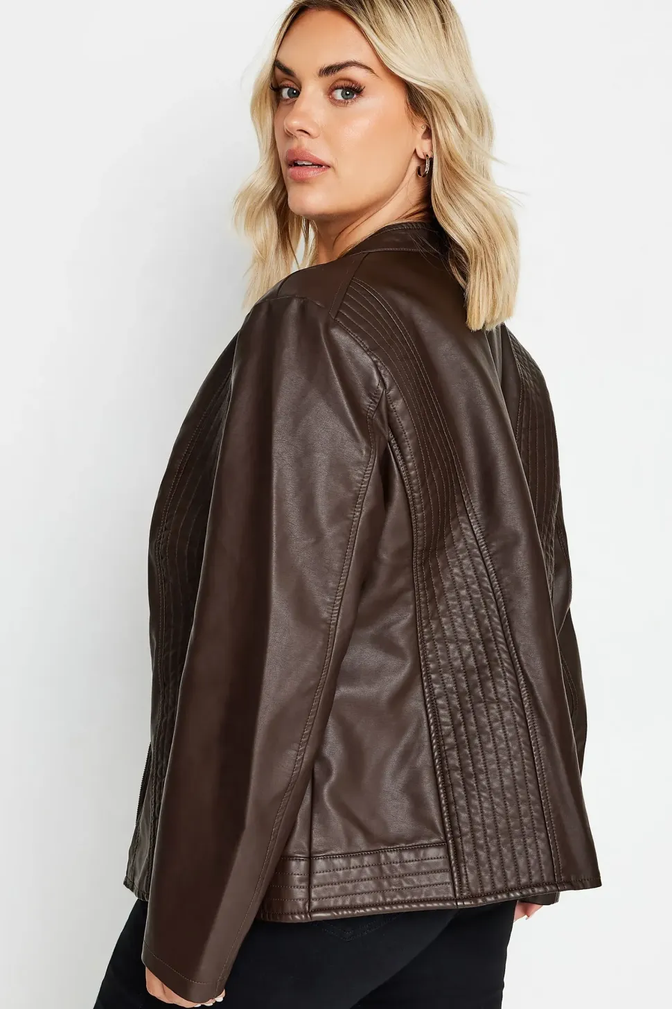 Faux Leather Jacket