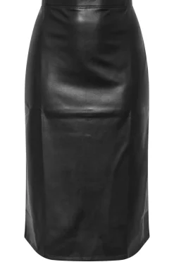 Faux Leather Maxi Skirt