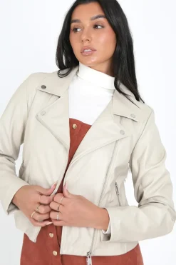 Faux Leather PU Biker Jacket