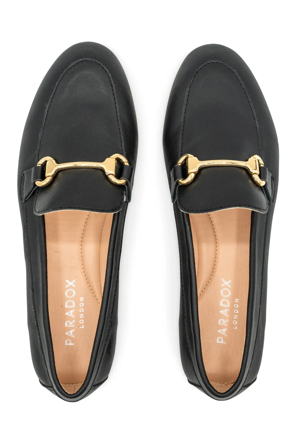 Faux Leather 'Christa' Flat Loafer Shoe