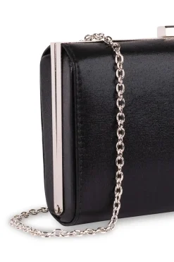 Faux Leather 'Dasha' Box Clutch Bag