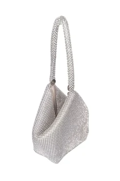 Faux Leather 'Odin' Quilted Shoulder Bag