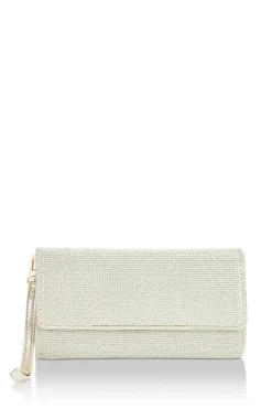 Faux Leather 'Opera' Top Handle Tote Bag