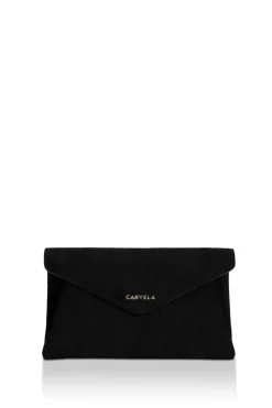 Faux Leather 'Ozora' Quilted Clutch Bag