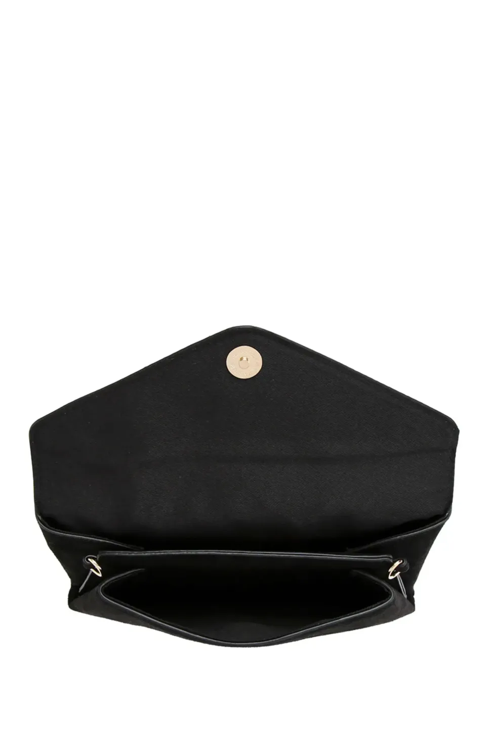 Faux Leather 'Ozora' Quilted Clutch Bag