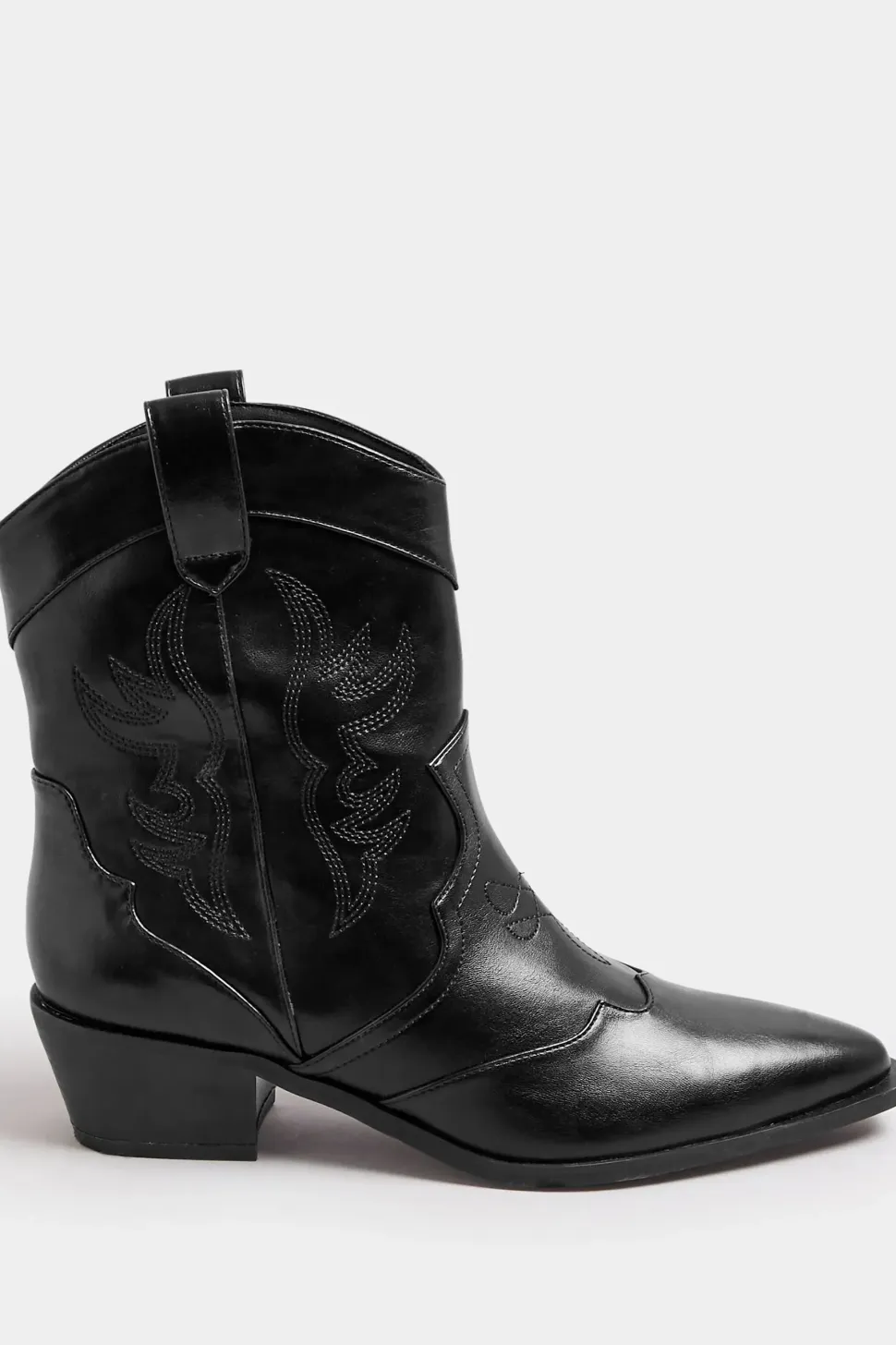 Faux Suede Cowboy Boots
