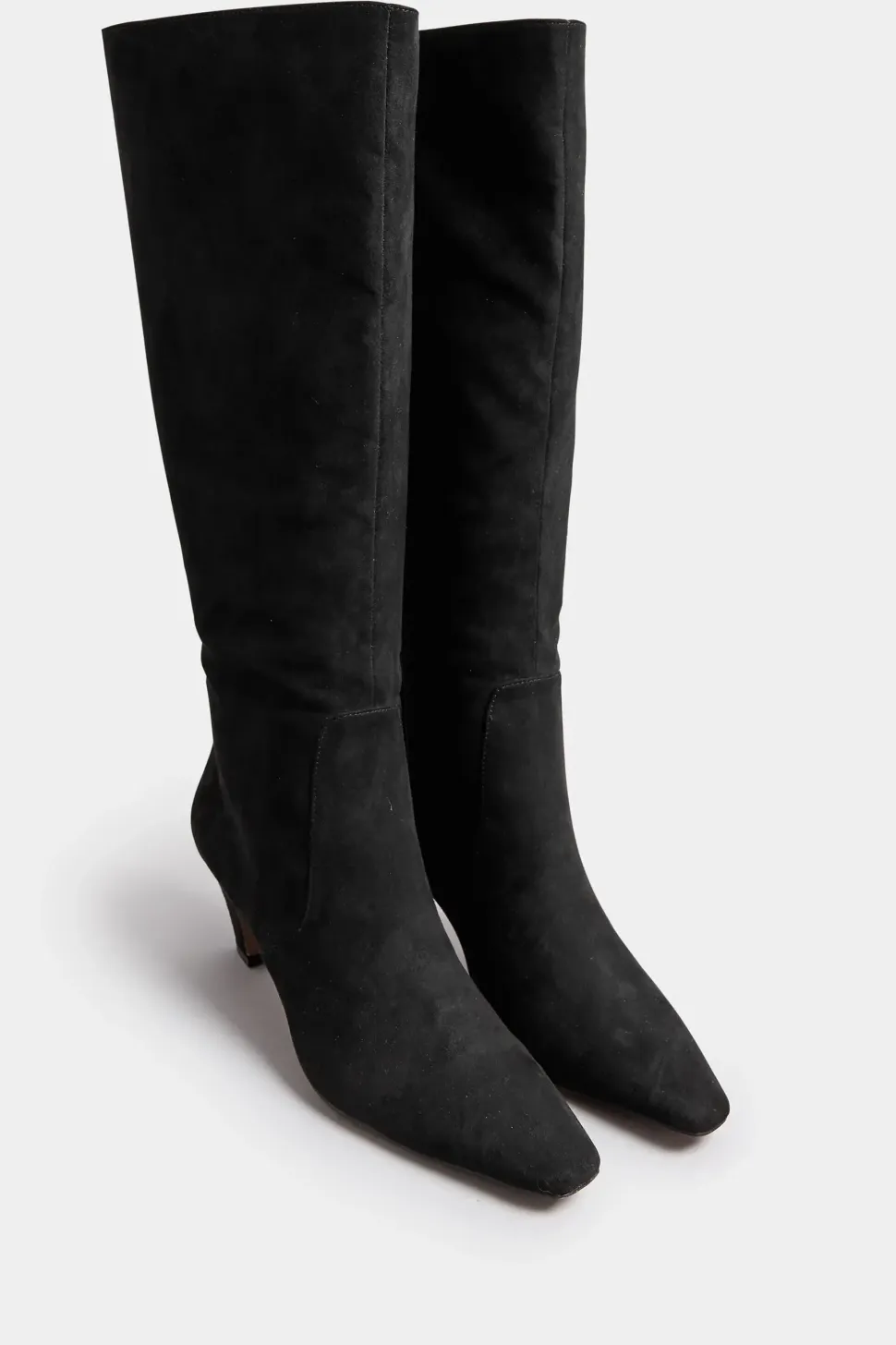 Faux Suede Knee High Boots