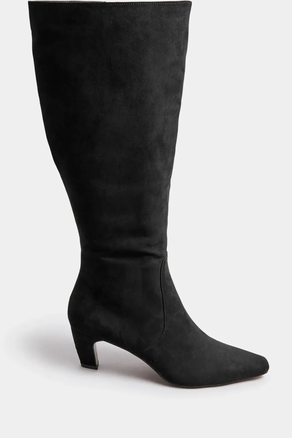 Faux Suede Knee High Boots