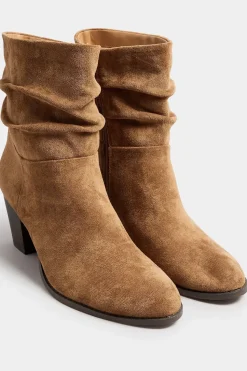 Faux Suede Western Boots