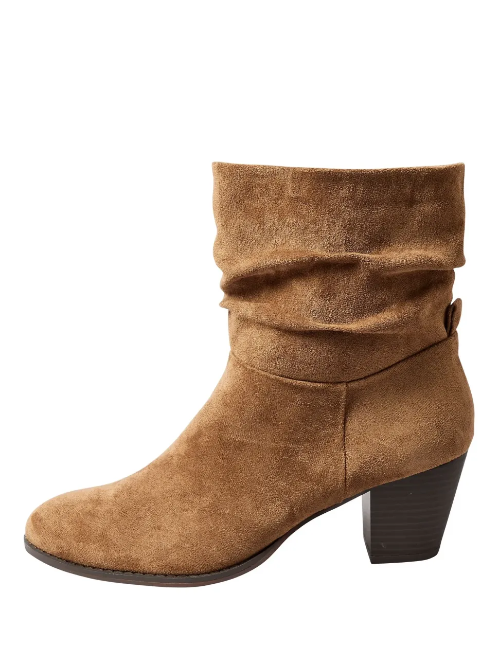 Faux Suede Western Boots