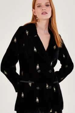 Faye Velvet Blazer