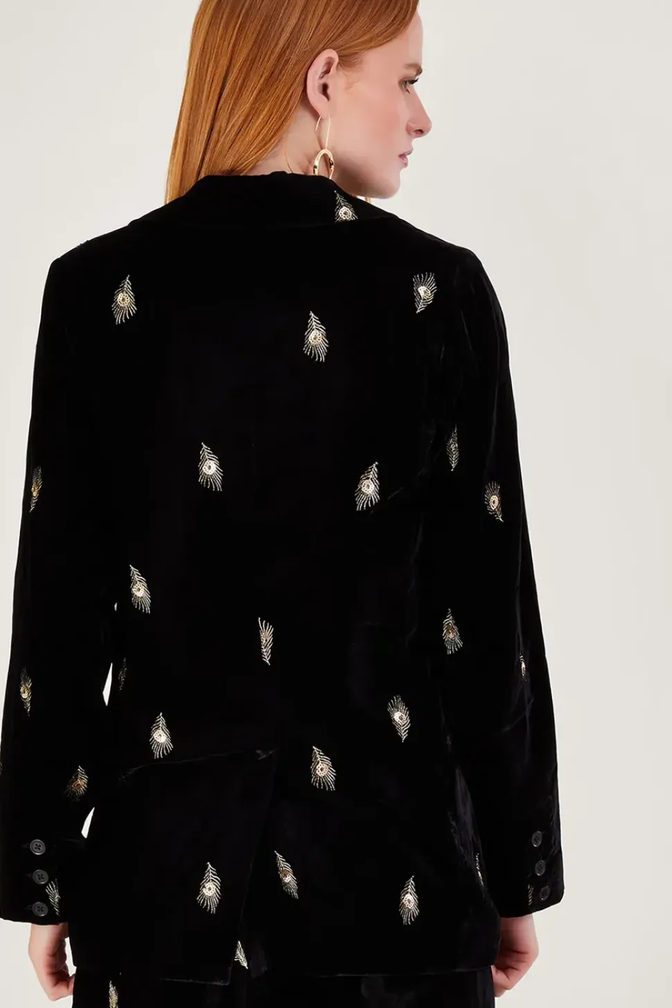 Faye Velvet Blazer