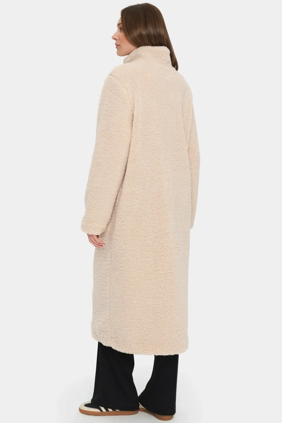 Felicia Teddy High Neck Coat-