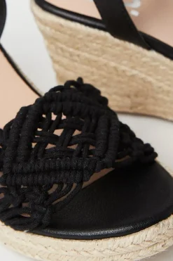 Felicity Macrame Wedges