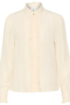 FelinaSZ Frills Mandarin Collar Shirt-