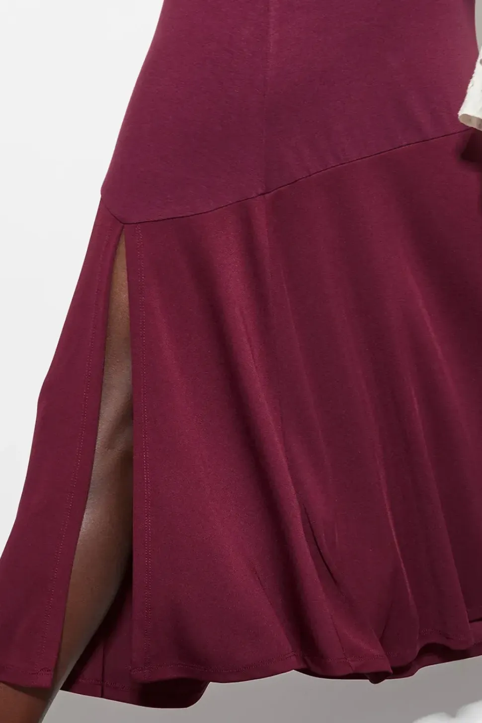 Fifi Jersey Panel Midi Skirt