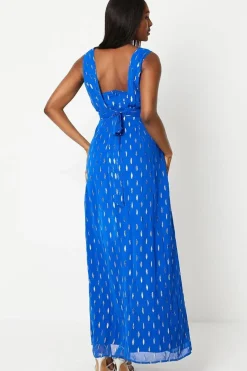 Fil Coupe Wrap Top Maxi Dress