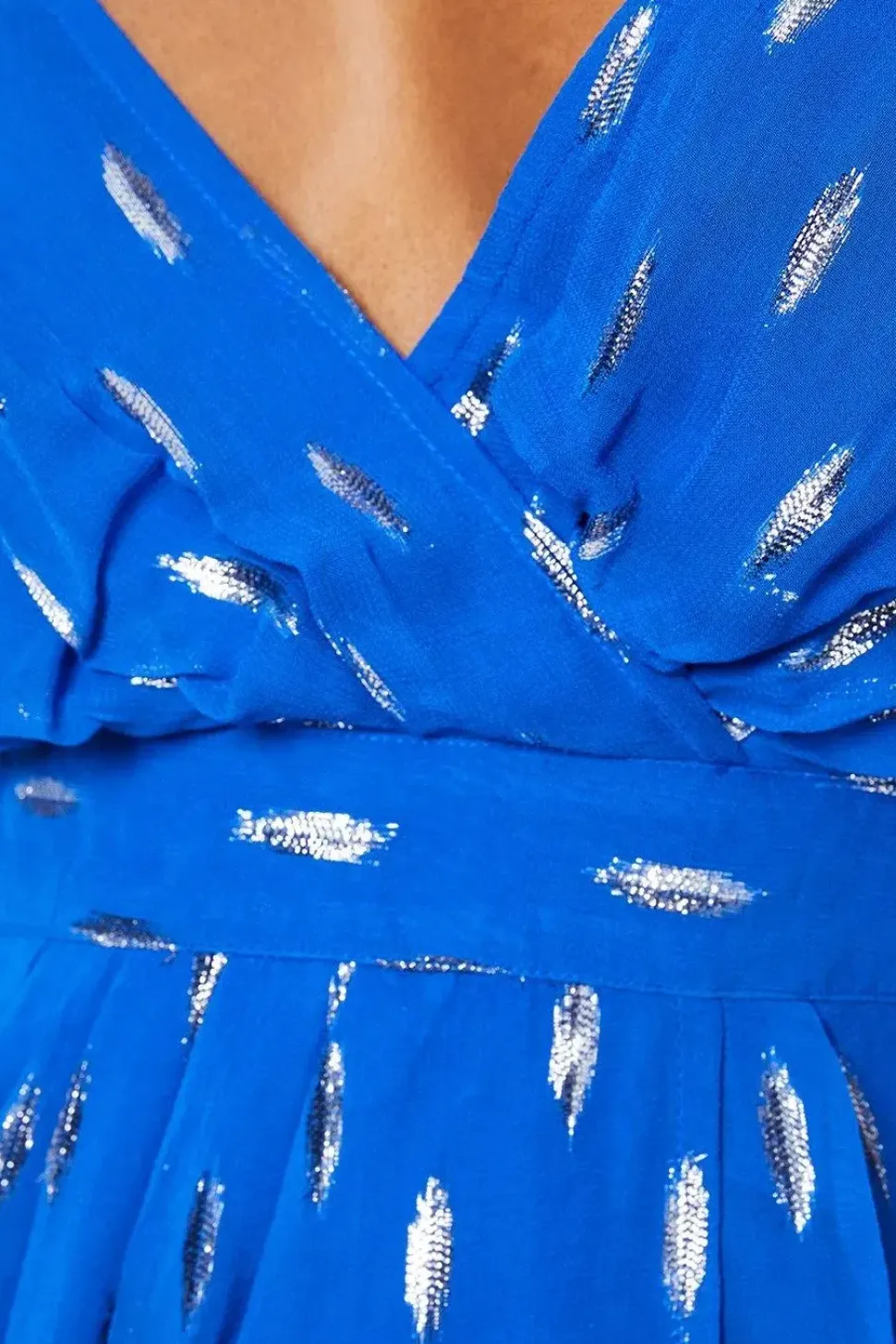 Fil Coupe Wrap Top Maxi Dress