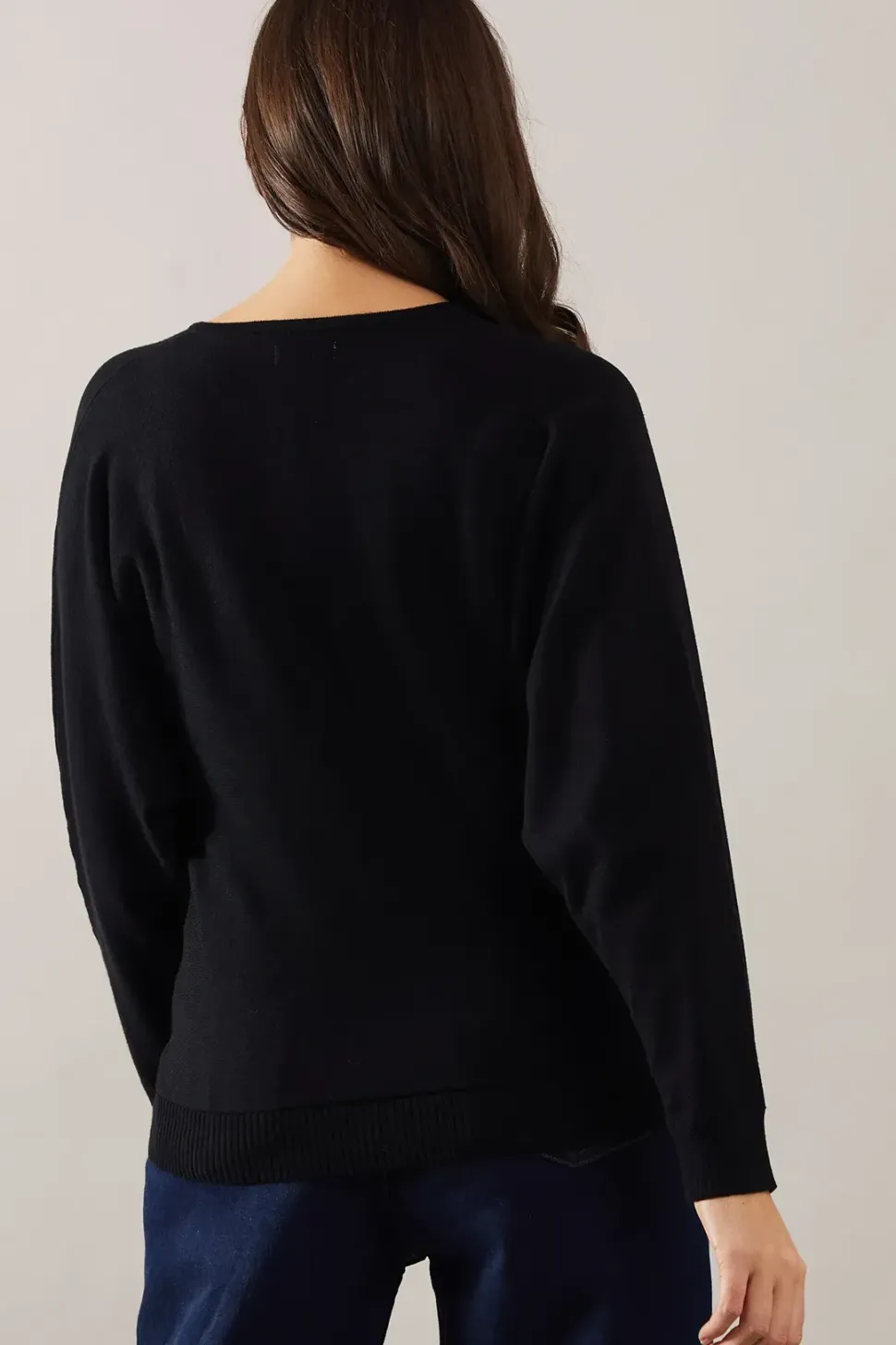 Fine Gauge Button Front V Neck Knitted Top