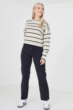 Fine Stripe Lightweight Knitted Jumper