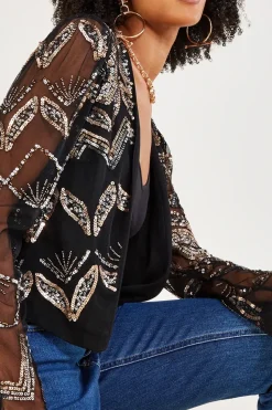 Finnley Embellished Jacket in Recycled Polyester