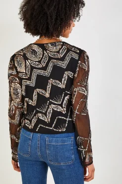 Finnley Embellished Jacket in Recycled Polyester